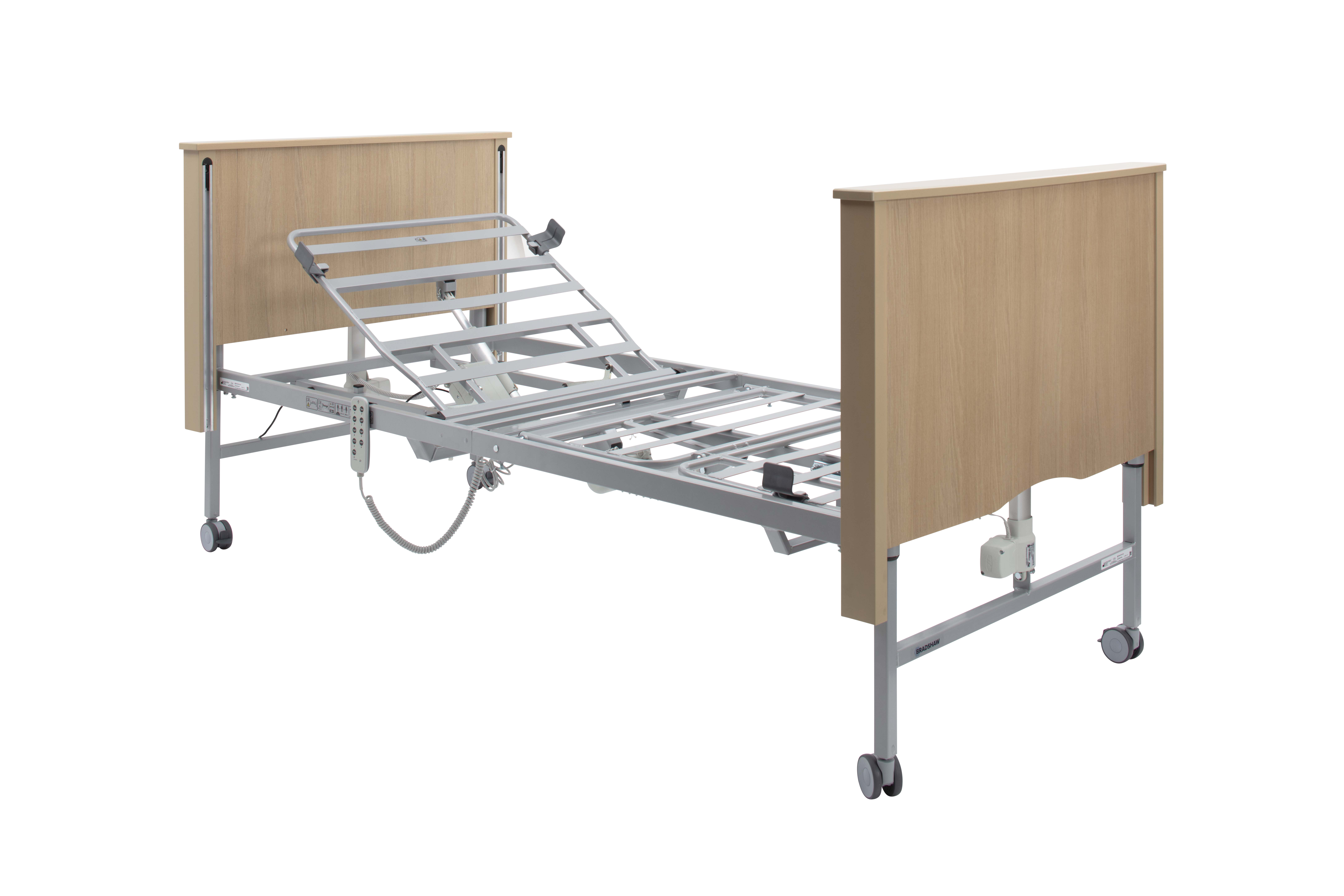 Bradshaw Bed in Elm without Side Rails